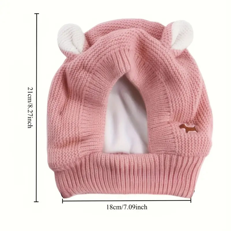 Daily Bargains Comfortable Knitted Ear Cover – The Ultimate All-Season Pet Hat!