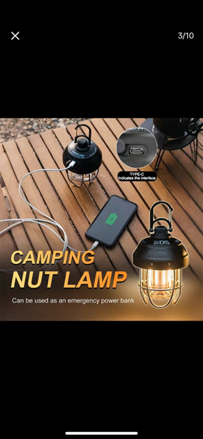 Nut Retro Pendant LED Lamp