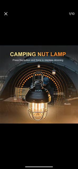 Nut Retro Pendant LED Lamp