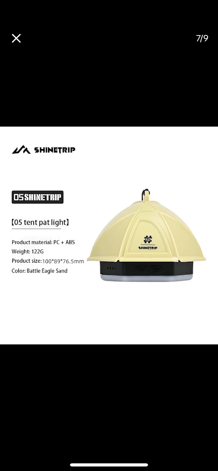 Waterproof LED Camping Atmosphere Light