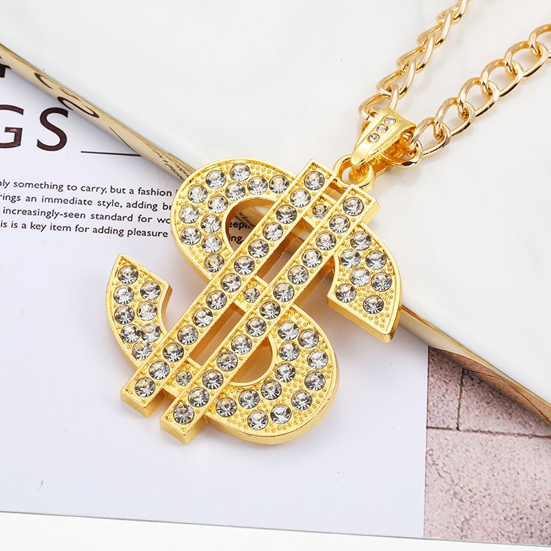 Daily Bargains Pet Bling Collar Necklace – Dollar Sign Chic!