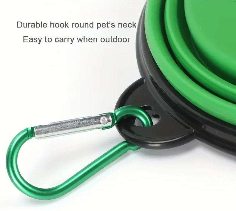 Large Portable Telescopic Dog Bowl